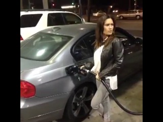 when guys try to impress me at the gas station (vine)