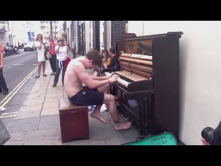 street musician, london