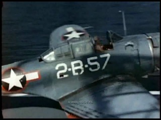 hard landings on aircraft carriers in 1944. rare footage