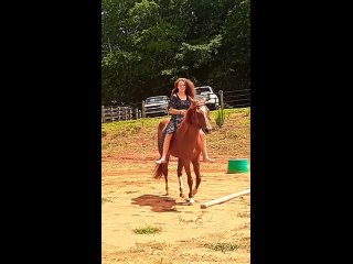 princess riding bareback